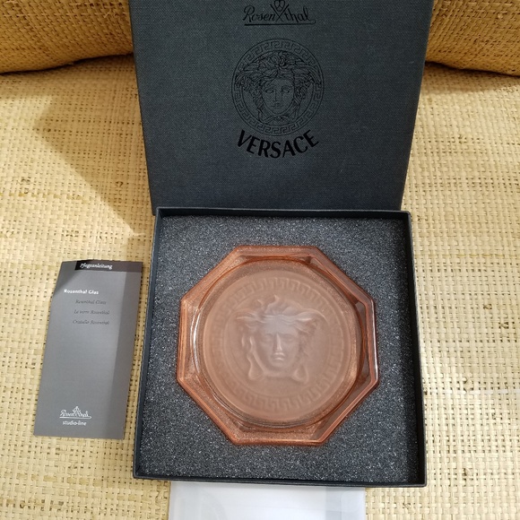 New "Versace" Glass Dish - Picture 3 of 5